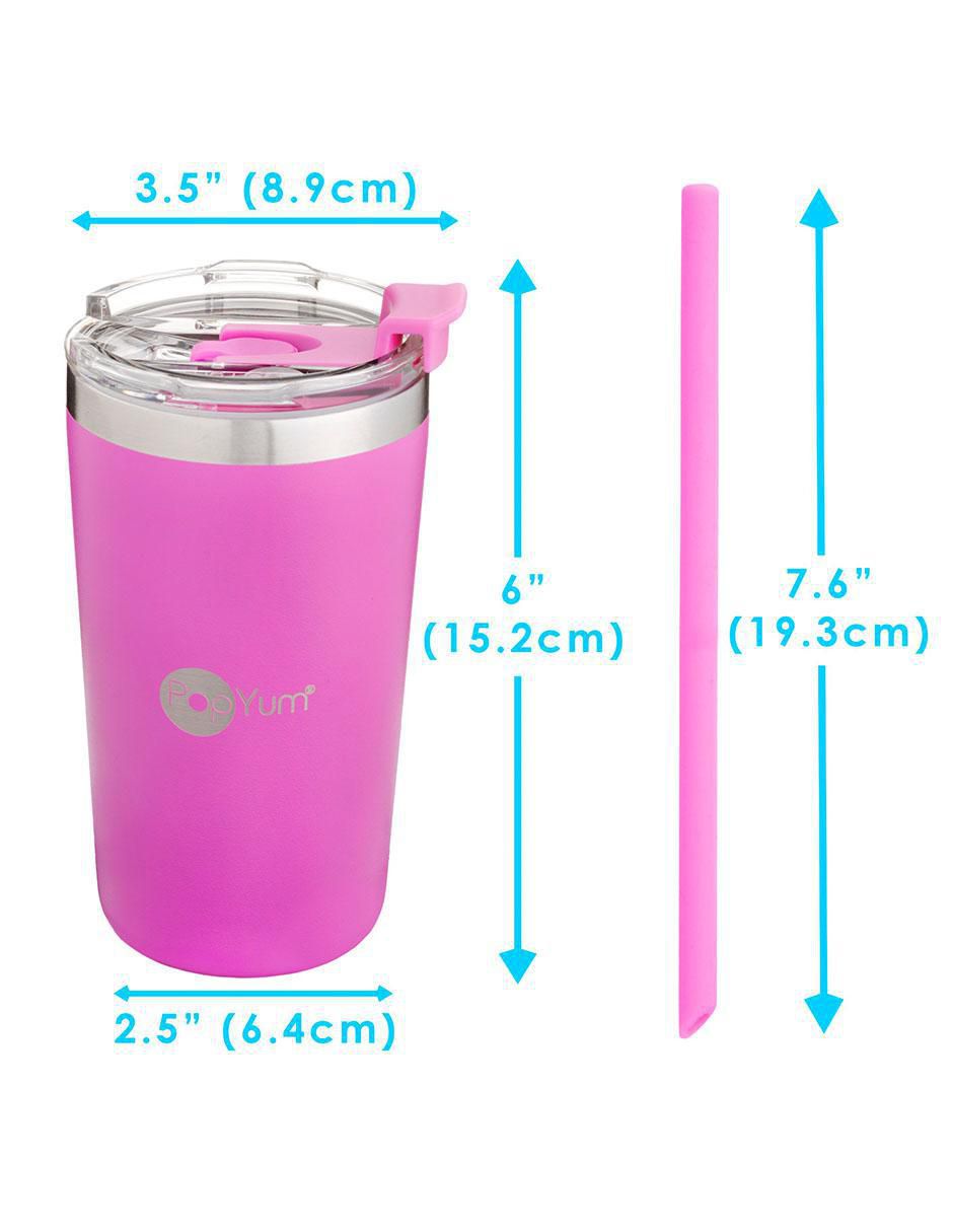 Termo de acero inoxidable con tapa rosca 380 ml 12