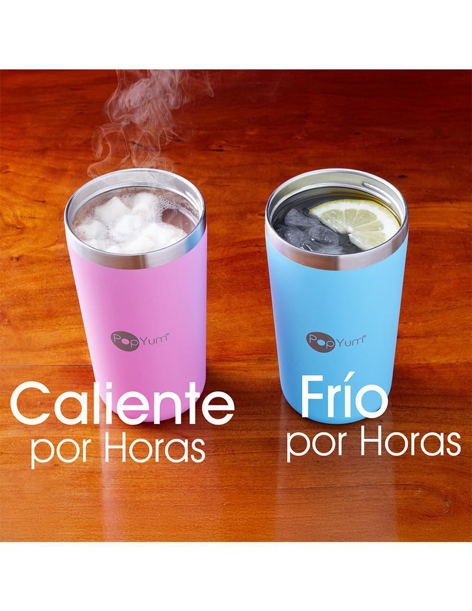 Termo de acero inoxidable con tapa rosca 380 ml 7