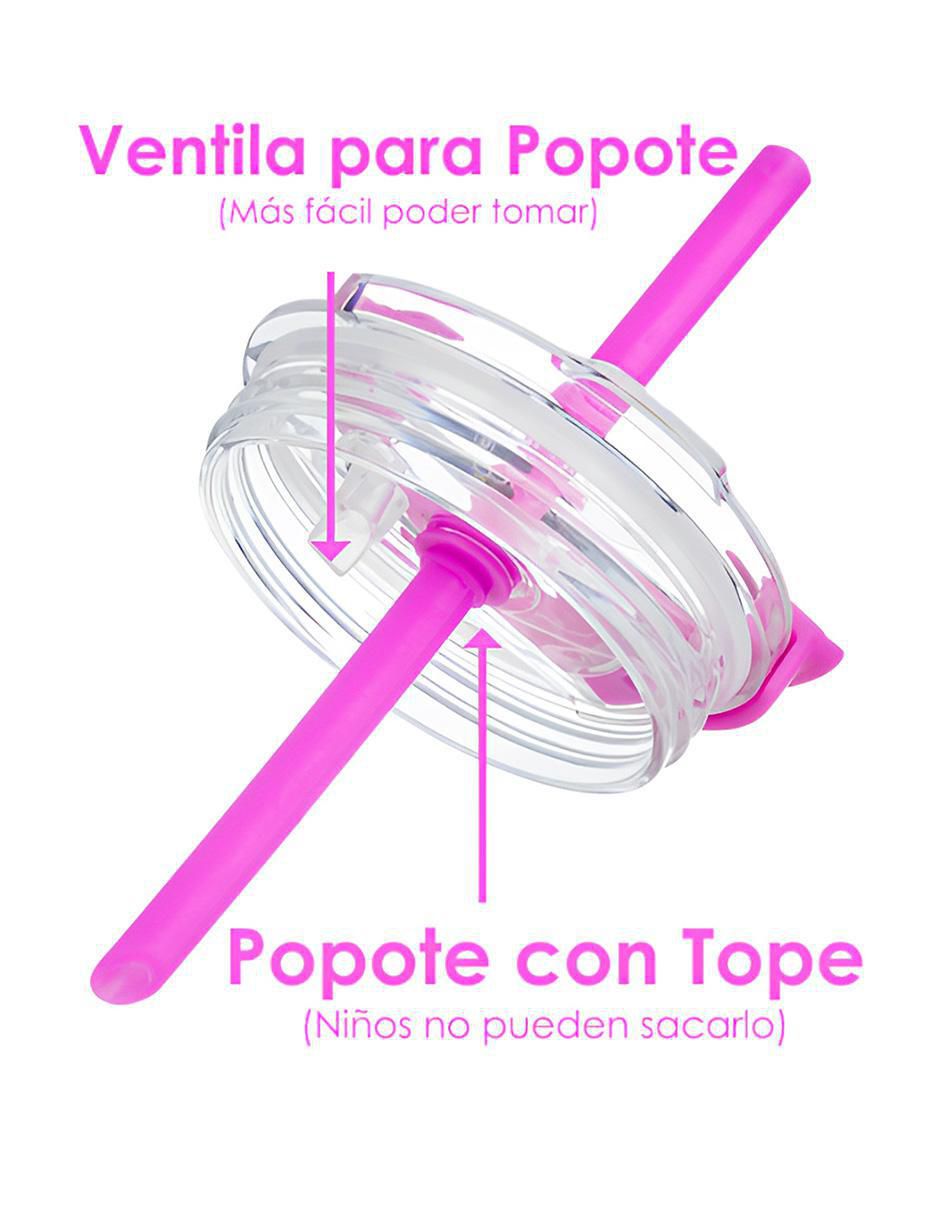 Termo de acero inoxidable con tapa rosca 266 ml 6
