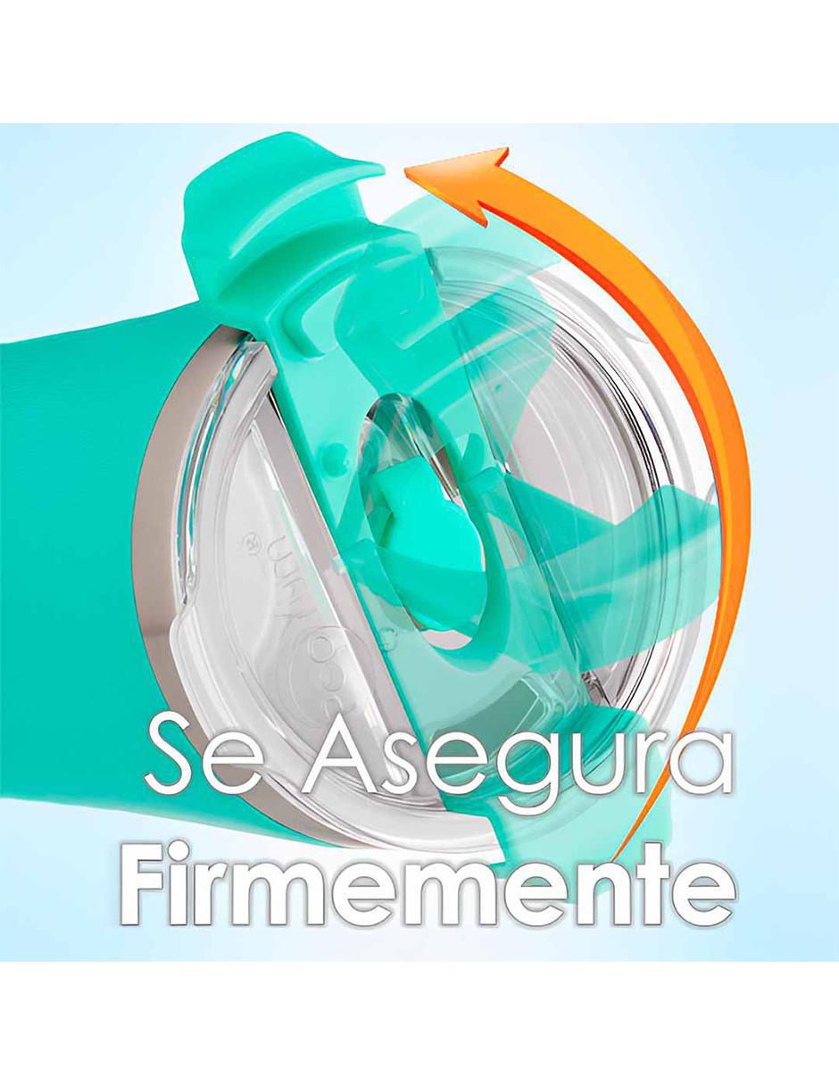 Termo de acero inoxidable con tapa rosca 266 ml 7