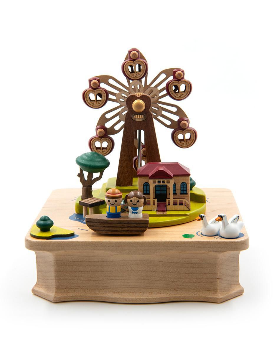 Caja musical Rueda con Lancha