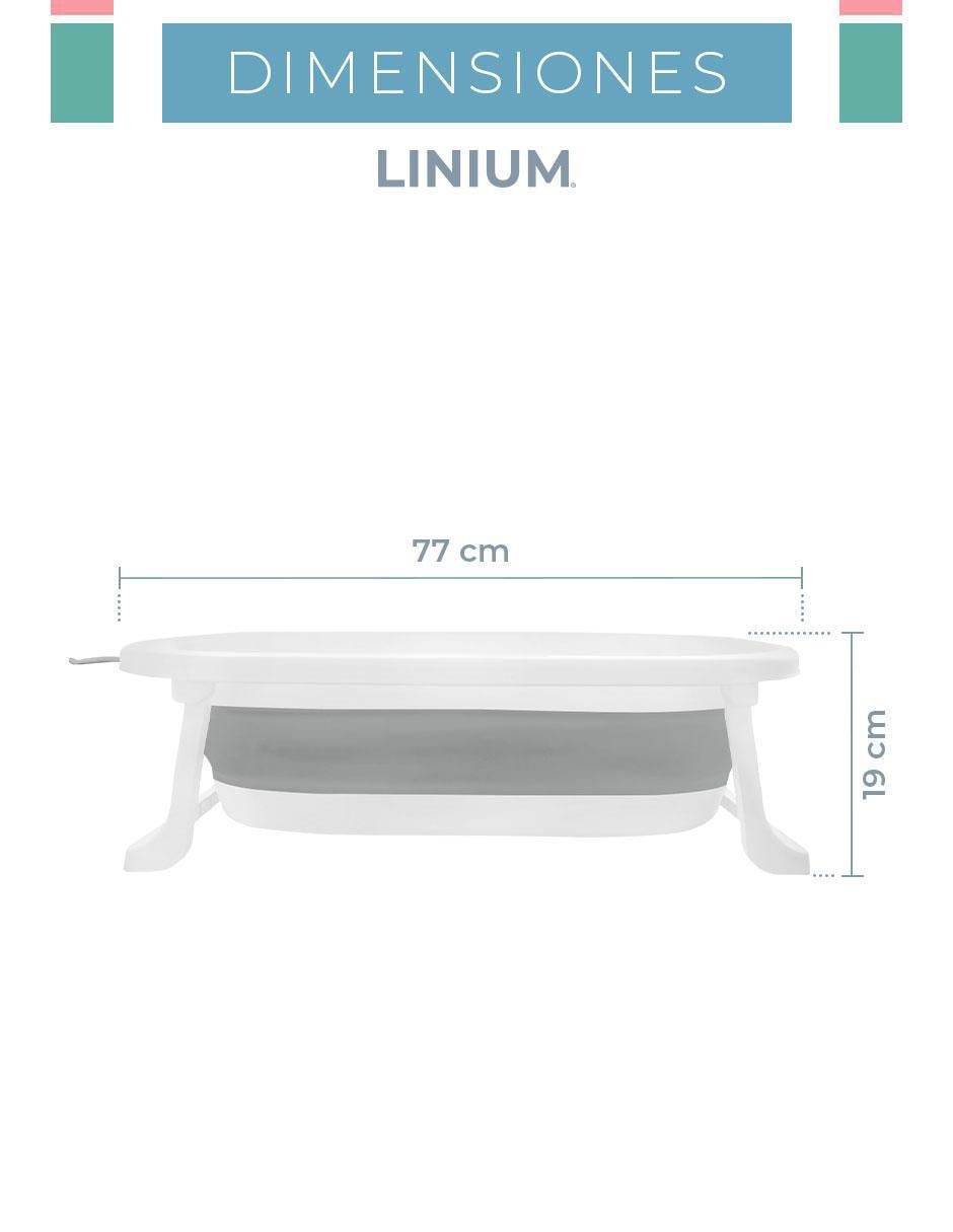 Bañera de bebé para lavabo linium "de" plástico