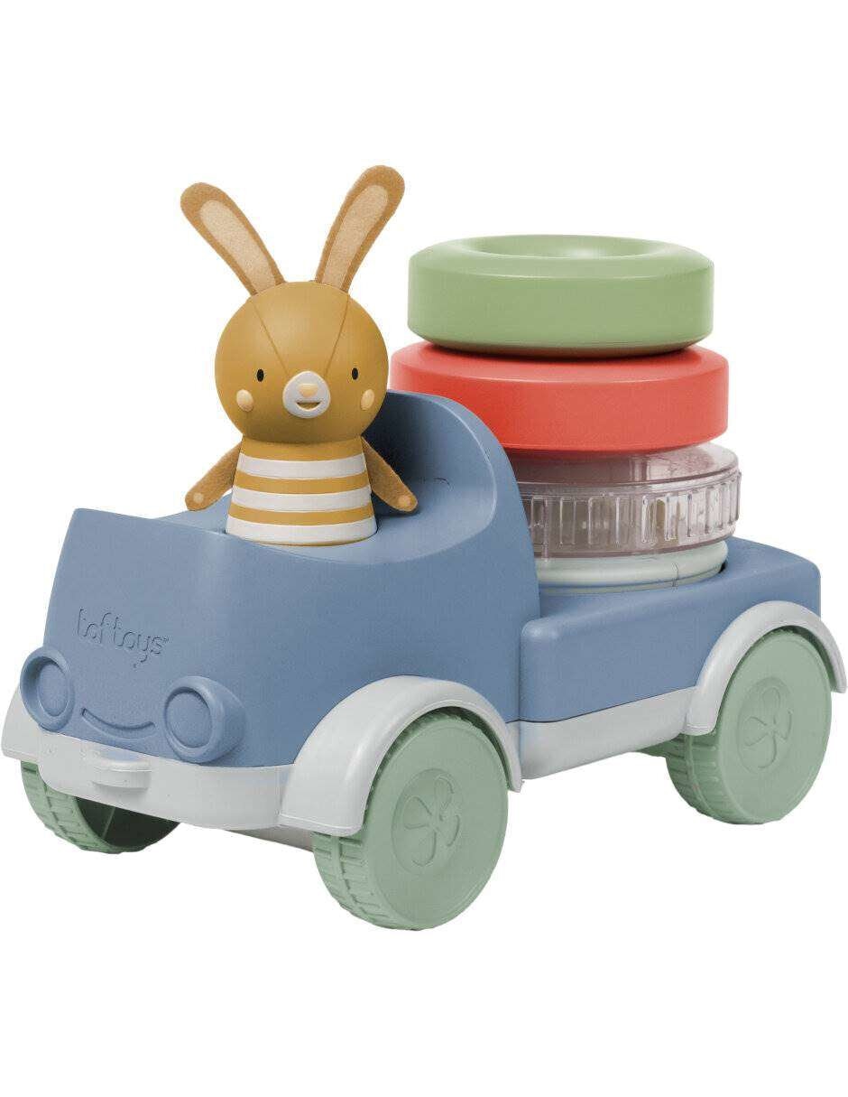 Camión Apilador Conejo juego didáctico infantil unisex Camión Apilador Conejo juego didáctico infantil unisex