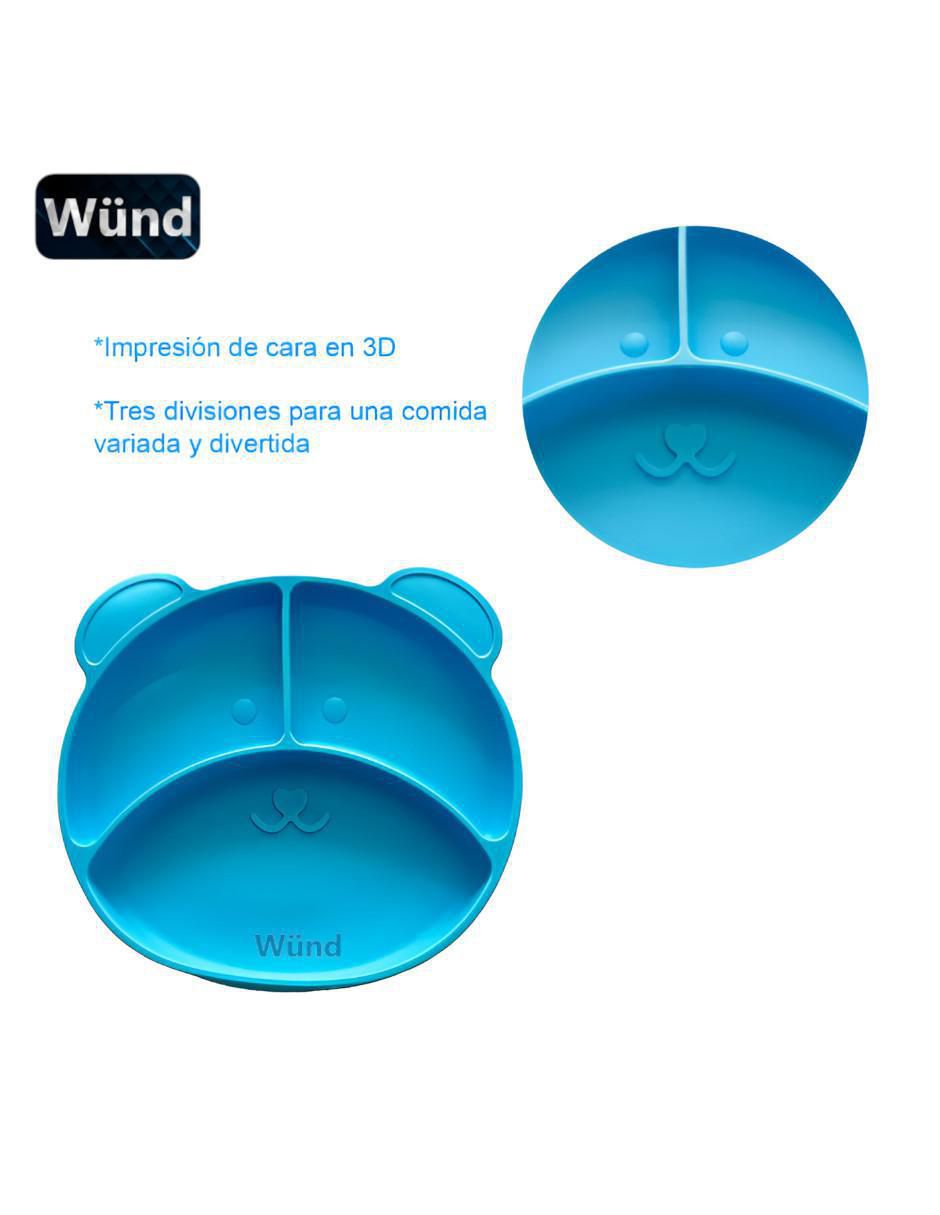 Plato de silicón 3 piezas