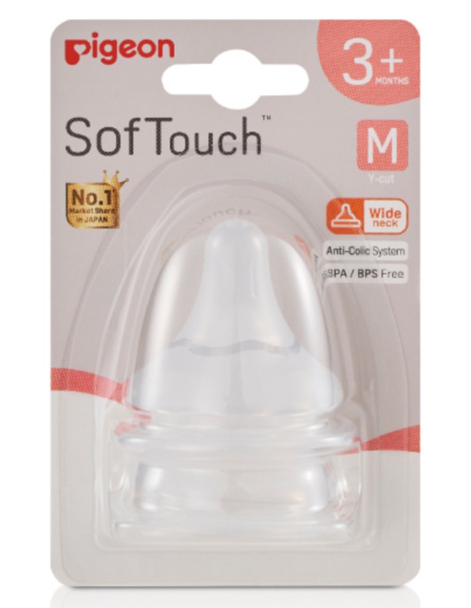 Tetina de flujo medio Wide Neck 3 2