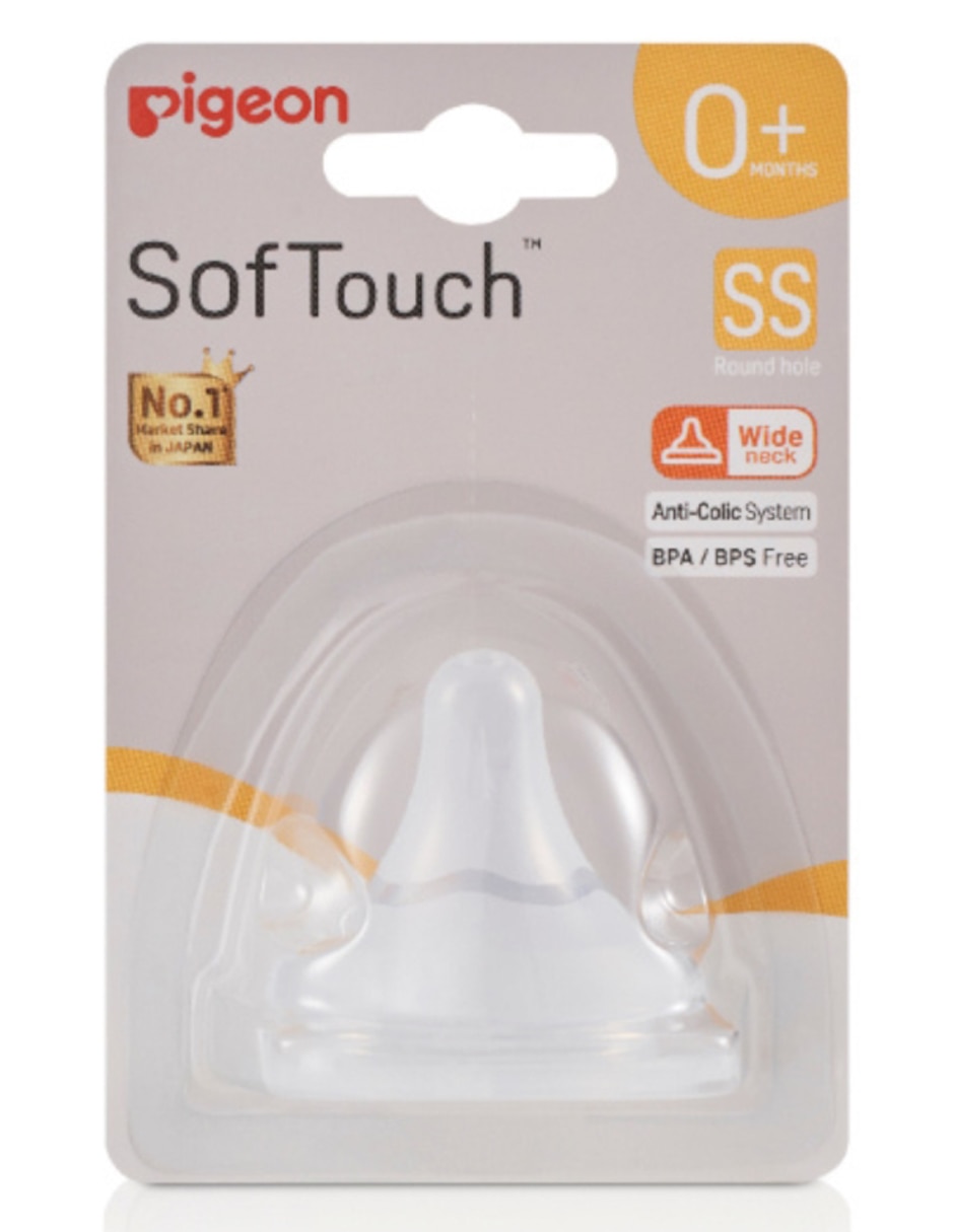 Set tetina de flujo lento Wide Neck 3 4