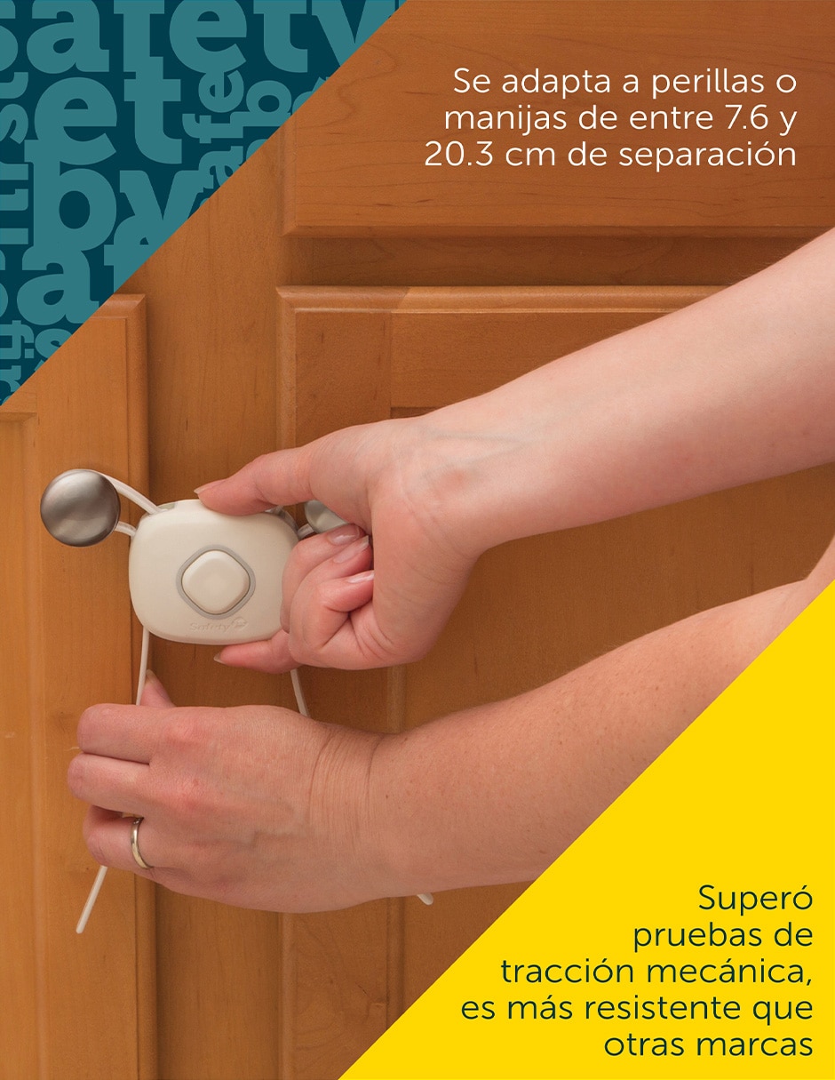 Cerradura de seguridad para puerta y gabinete 10