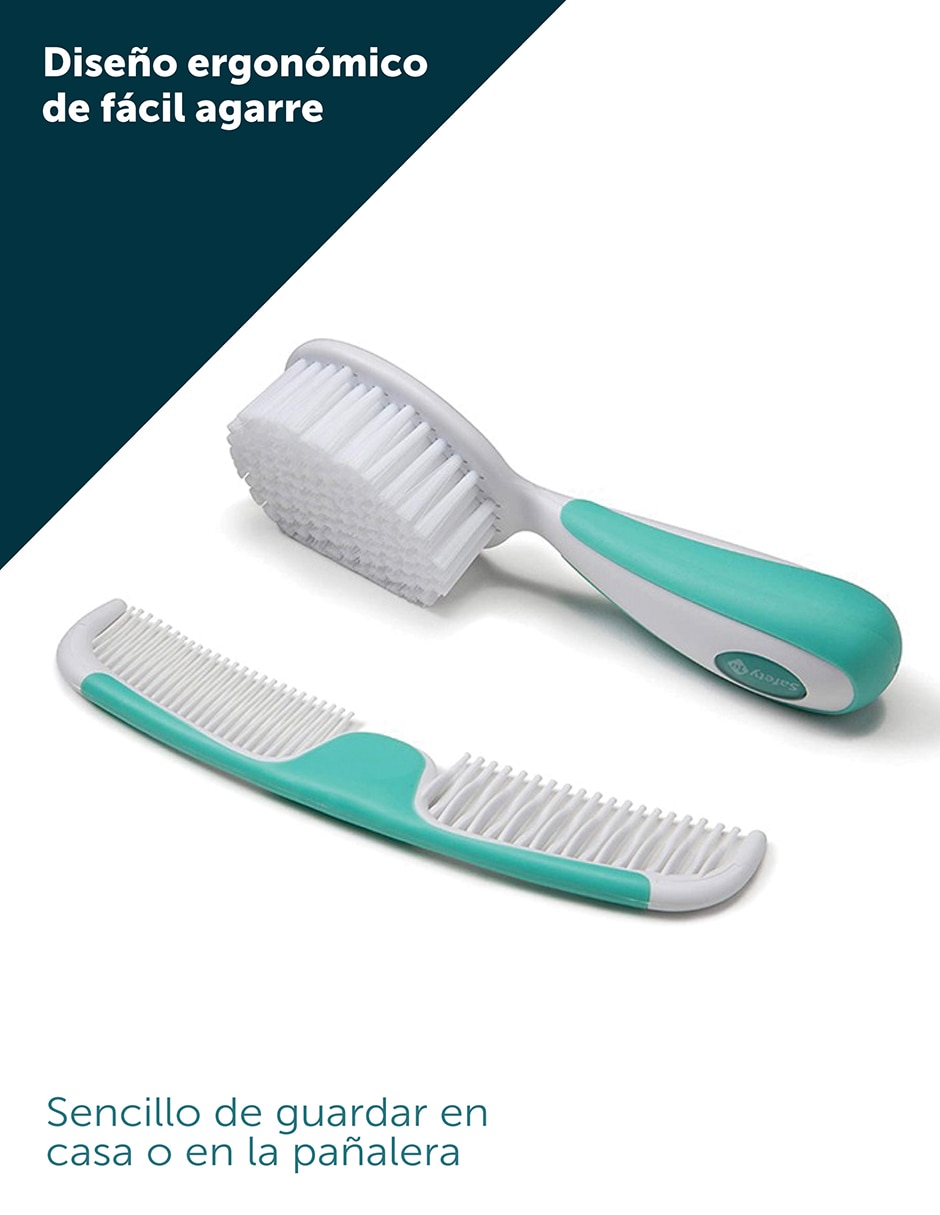 Cepillo para cabello de plástico 4