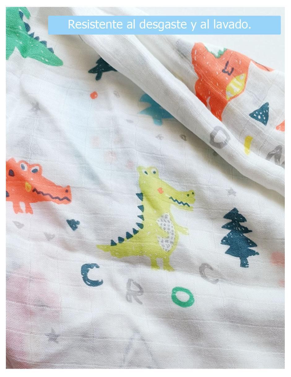Cobija de tejido plano para bebé niño 5