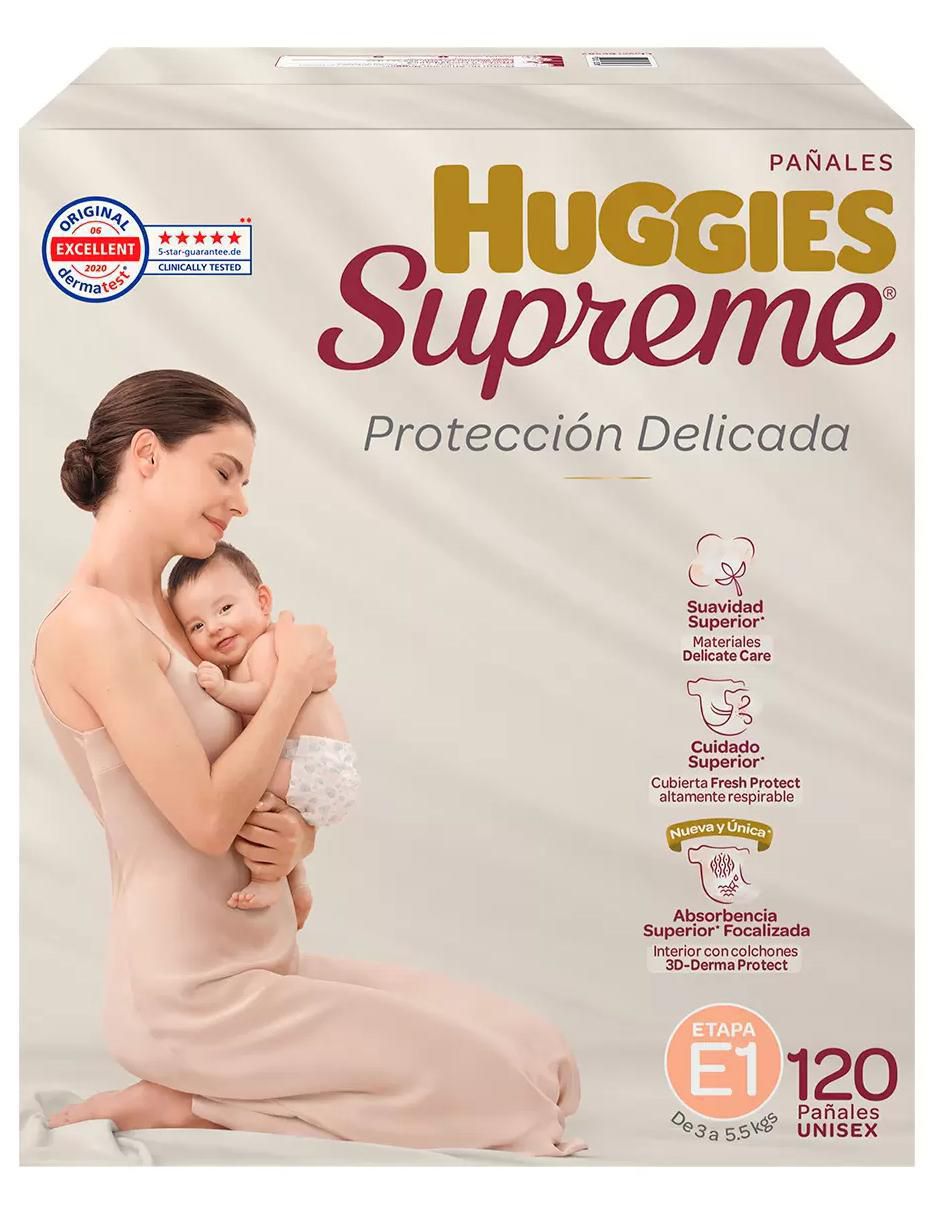 Pañales para bebé etapa 1 bebé unisex con 120 piezas