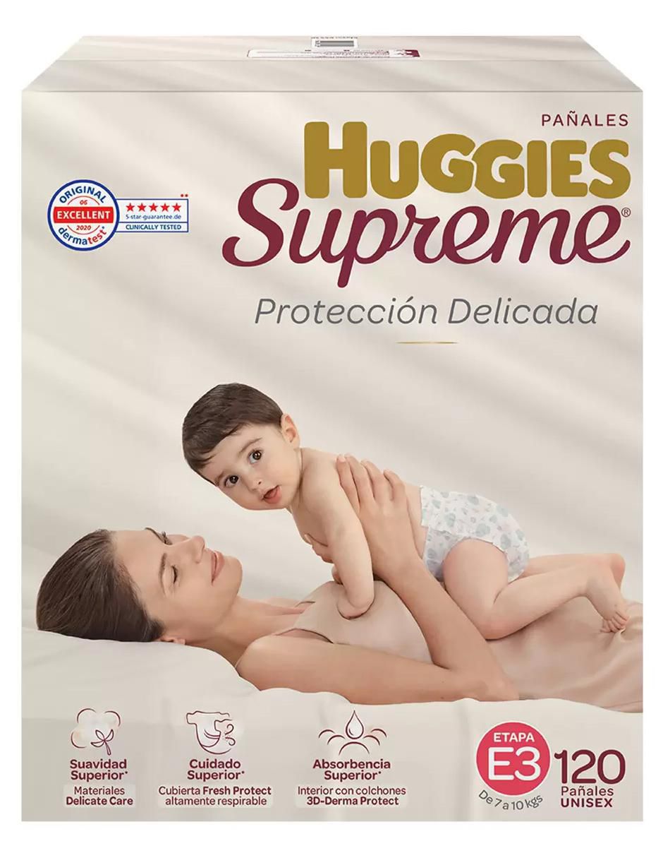 Pañales para bebé etapa 3 bebé unisex con 120 piezas