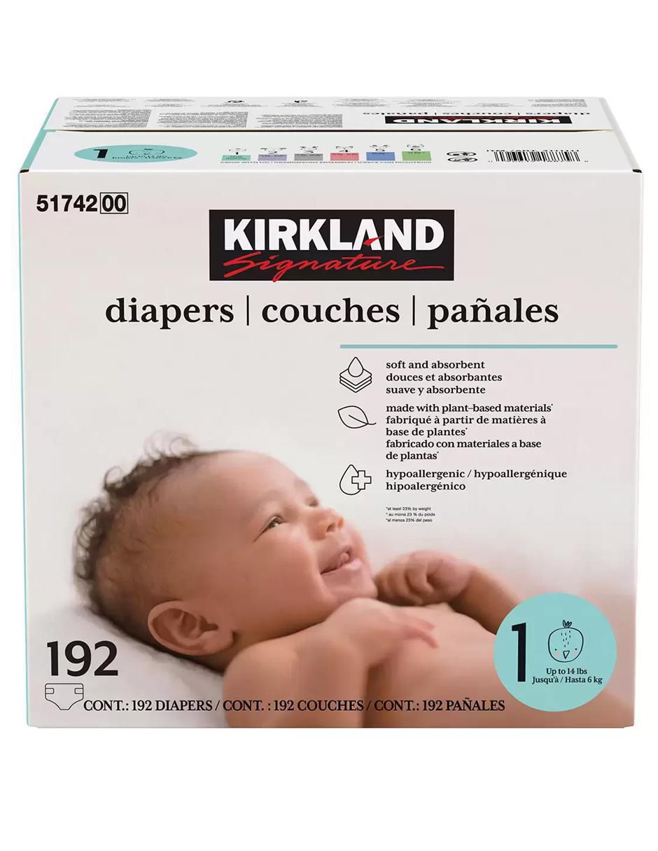 Pañales para bebé etapa 1 unisex con 192 piezas
