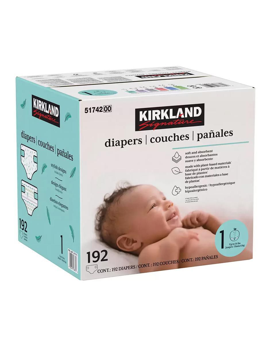 Pañales para bebé etapa 1 unisex con 192 piezas 2