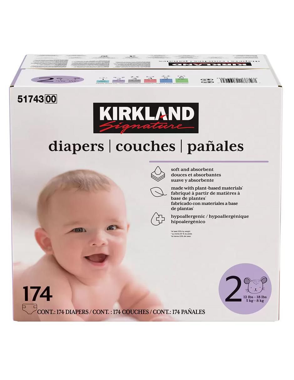 Pañales para bebé etapa 2 bebé unisex con 174 piezas