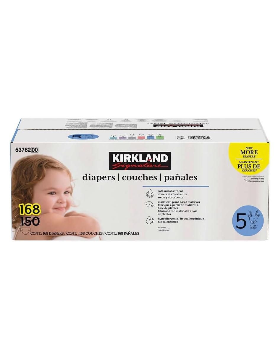 Pañales para bebé etapa 5 bebé unisex con 168 piezas