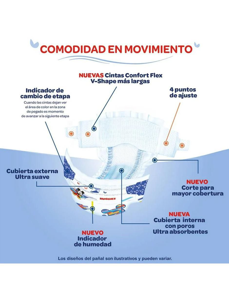 Pañales para bebé etapa 3 bebé niño con 99 piezas 3