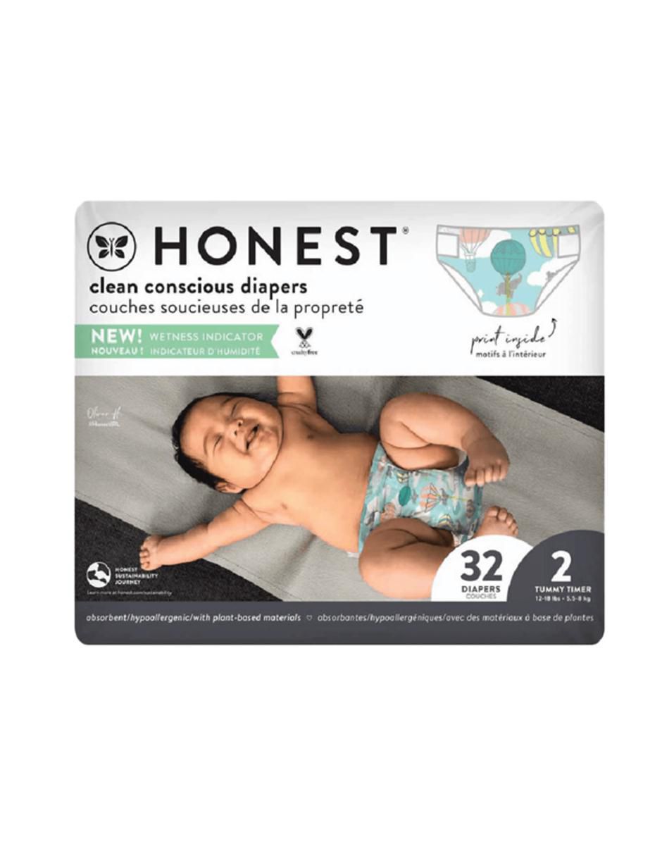 Pañales para bebé etapa 2 unisex con 32 piezas