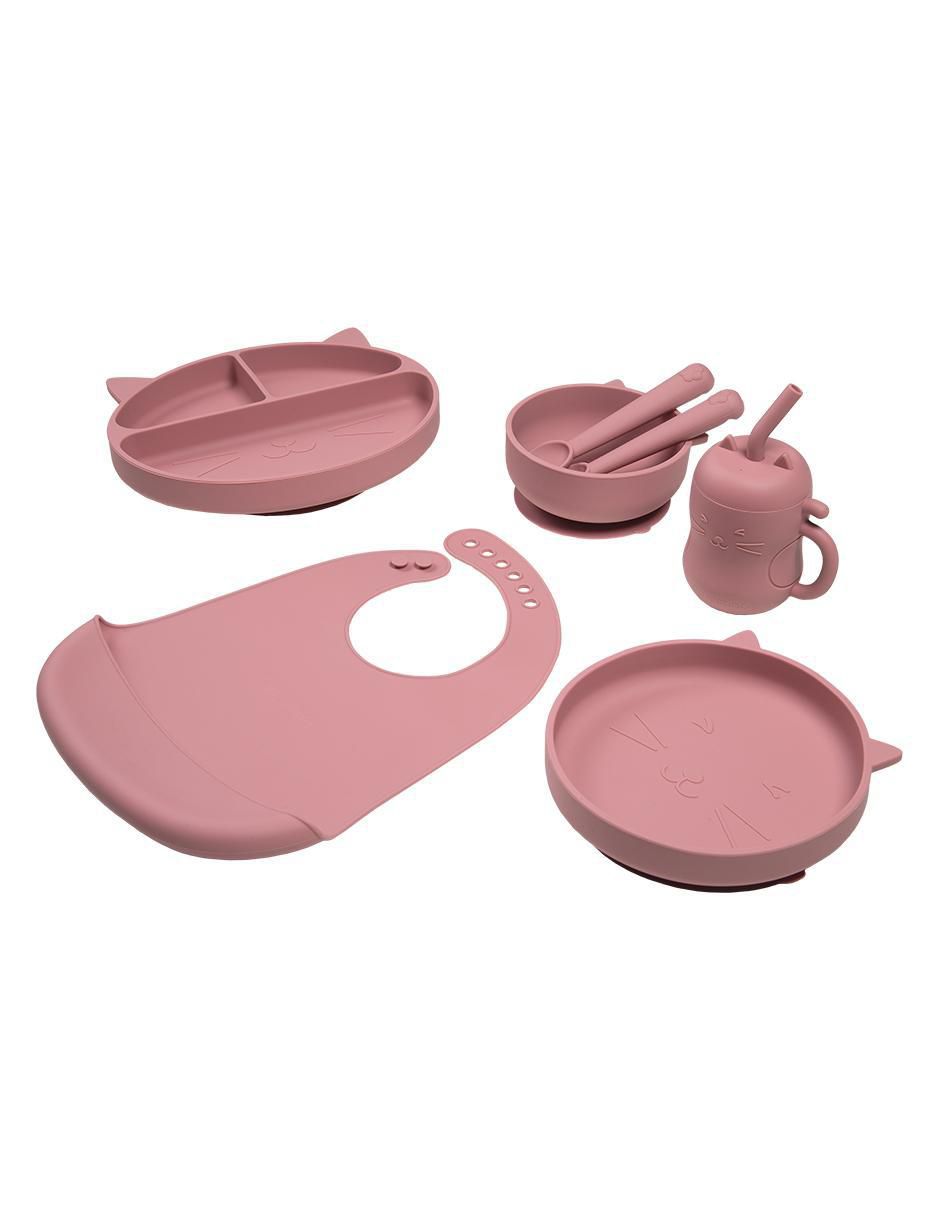 Set alimentación de silicona 7 piezas