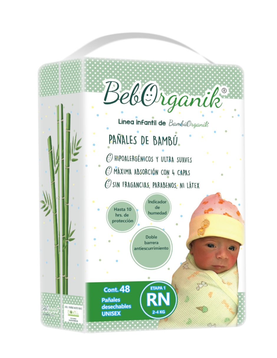 Pañales bebe etapa 1 unisex con 48 piezas