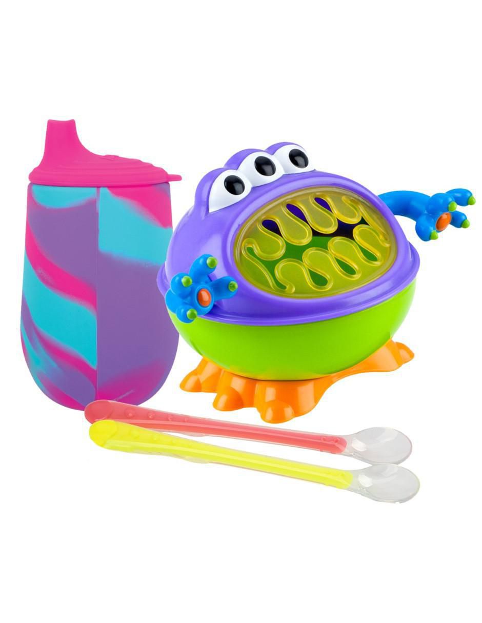 Set alimentación de plástico 3 piezas