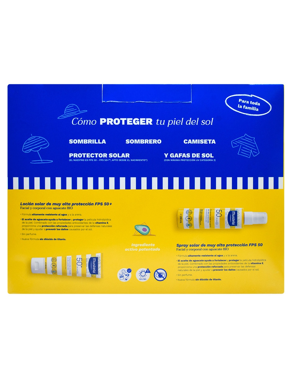 Set protector solar FPS 50 2