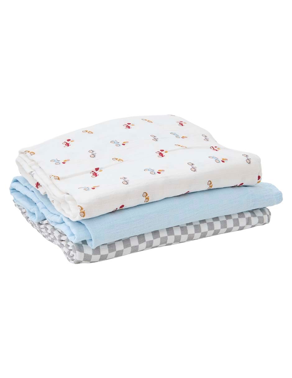 Set cobijas clásica de tejido suave