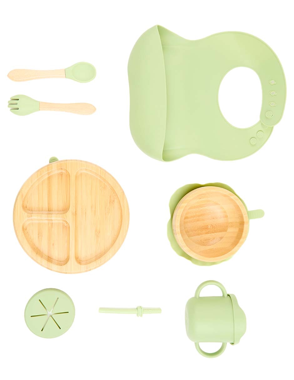 Cubiertos de madera 7 piezas