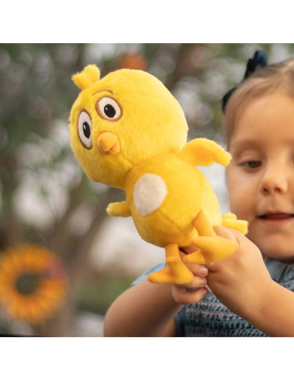 Peluche pollito amarillo juego recreativo unisex 2