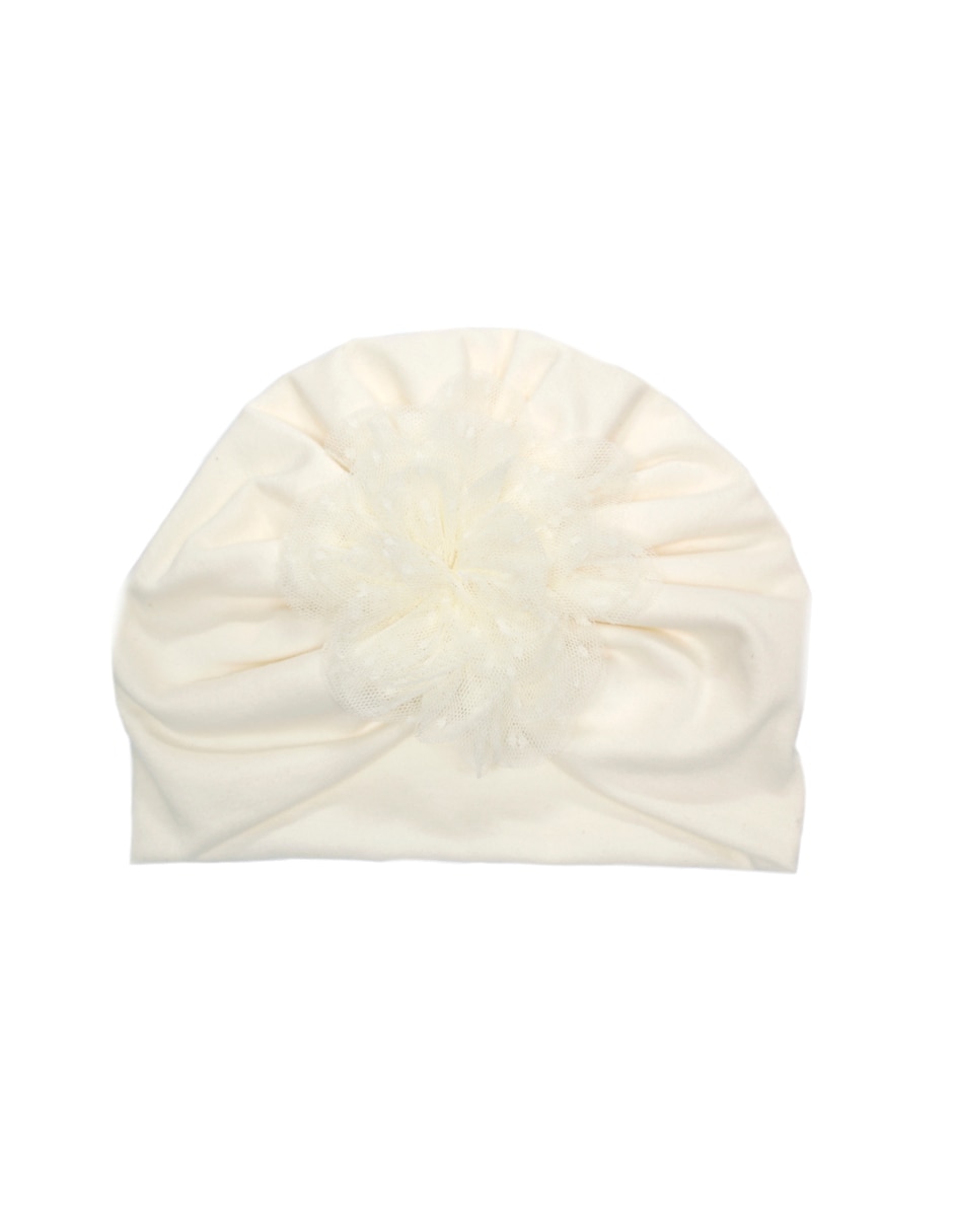 Turbante para niña estampado liso