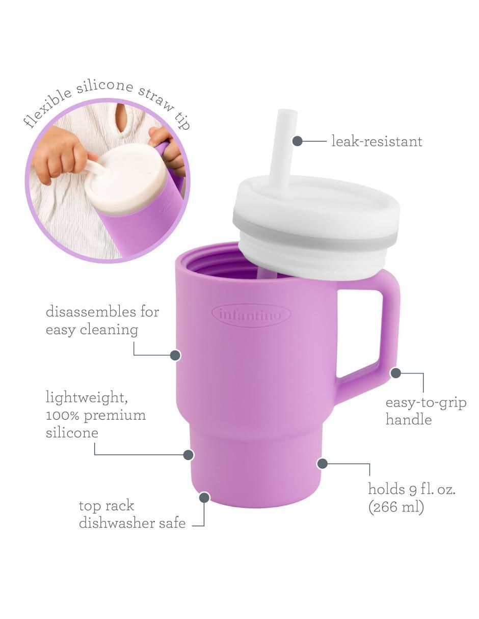 "vaso" entrenador infantino infantino my 1st tumbler "de" plástico "con" 1 pieza "piezas"