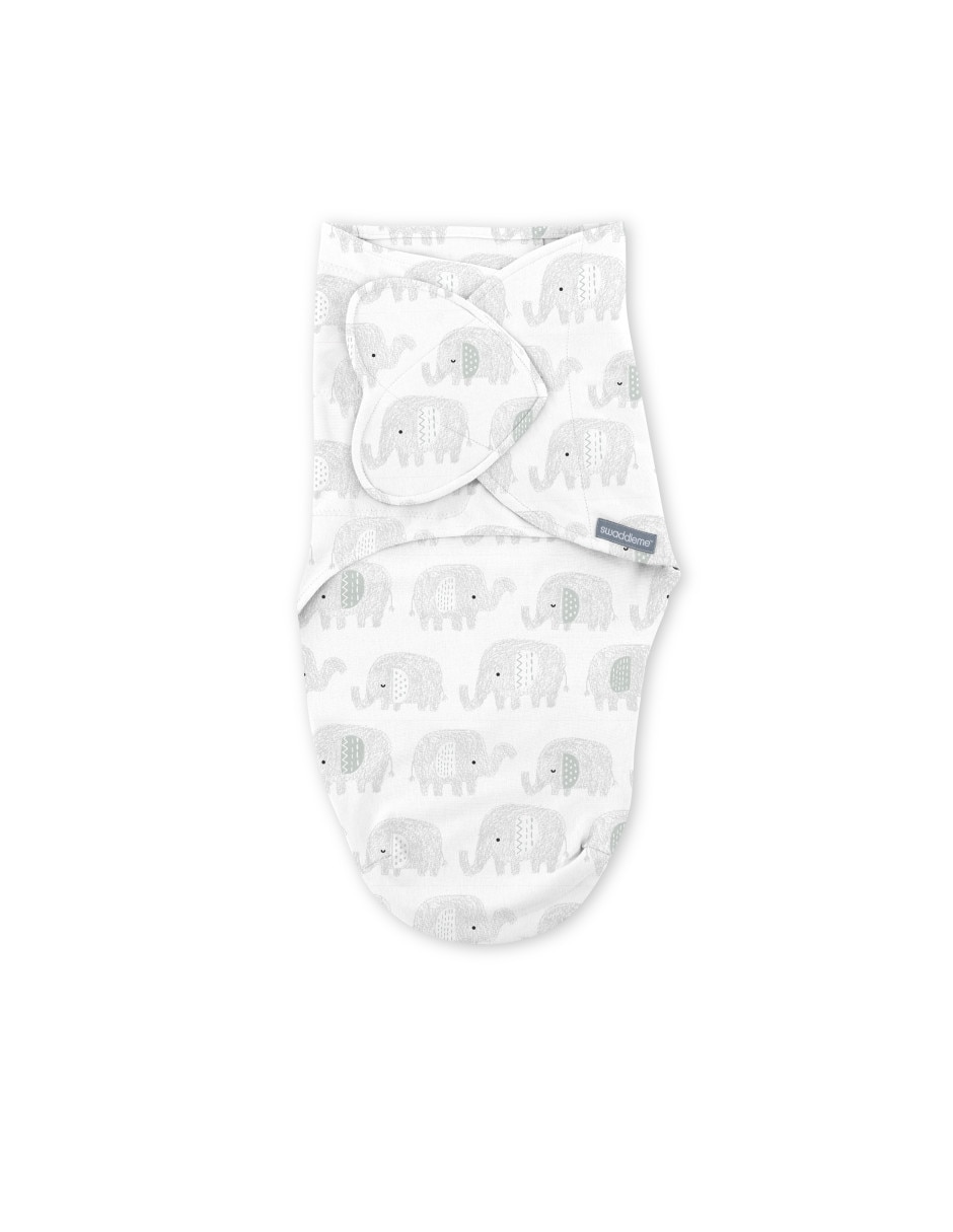 Cobija clásica de tejido suave Monogram elefante para bebé