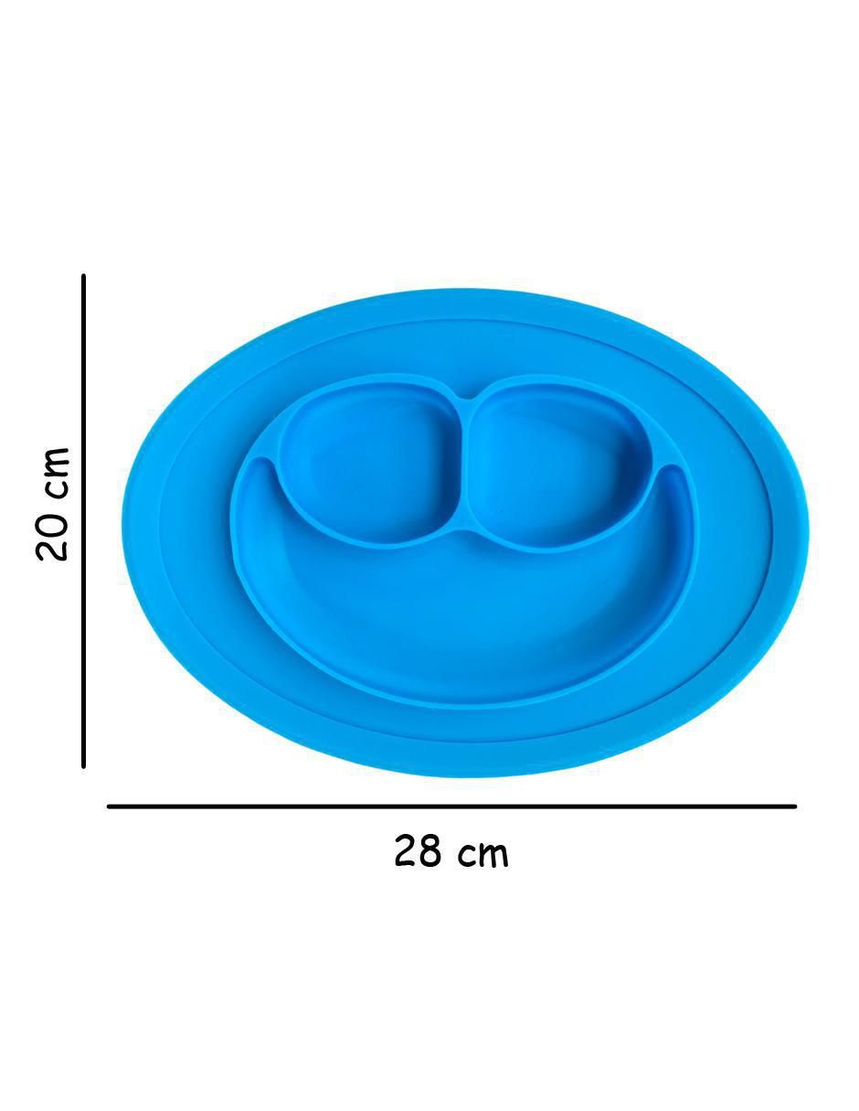 Plato de silicón 2 piezas 8