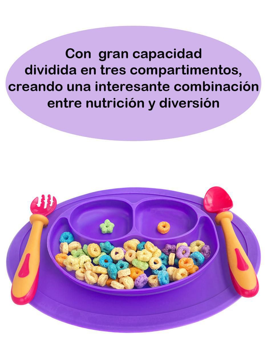 Plato de silicón 2 piezas 3