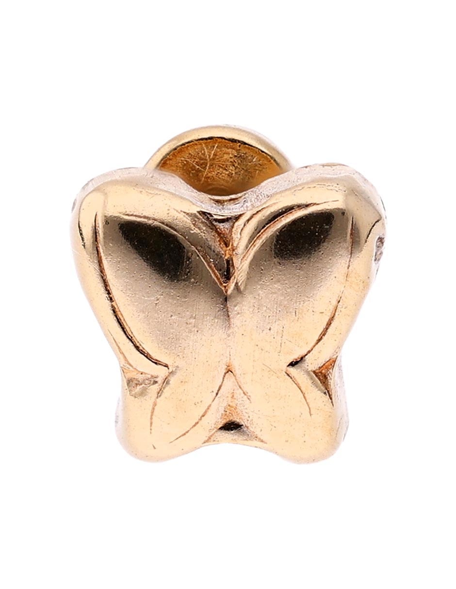 Broqueles de mariposa de oro 14 K con acabado brillante Broqueles de mariposa de oro 14 K con acabado brillante