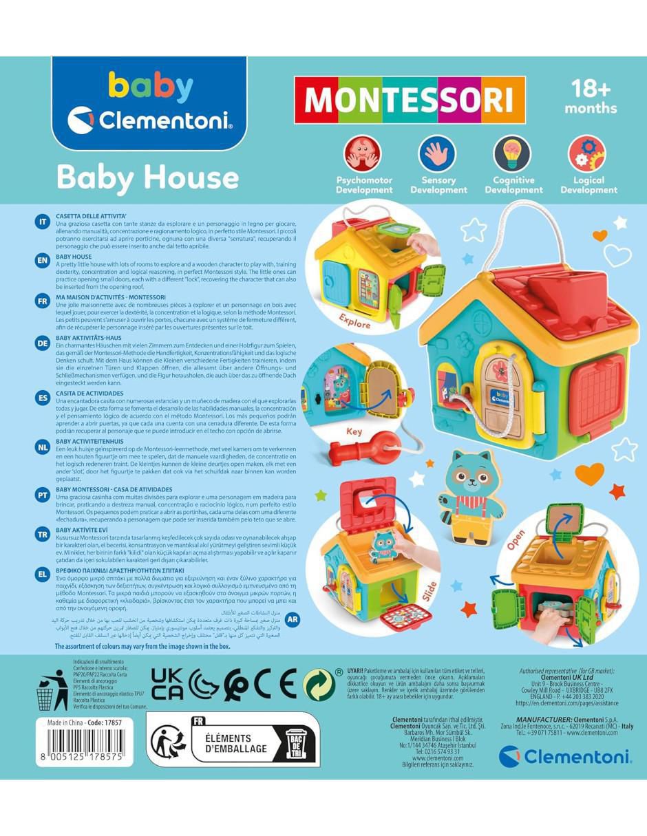 Juguete didáctico Montessori Baby House- Casita de Actividades 3