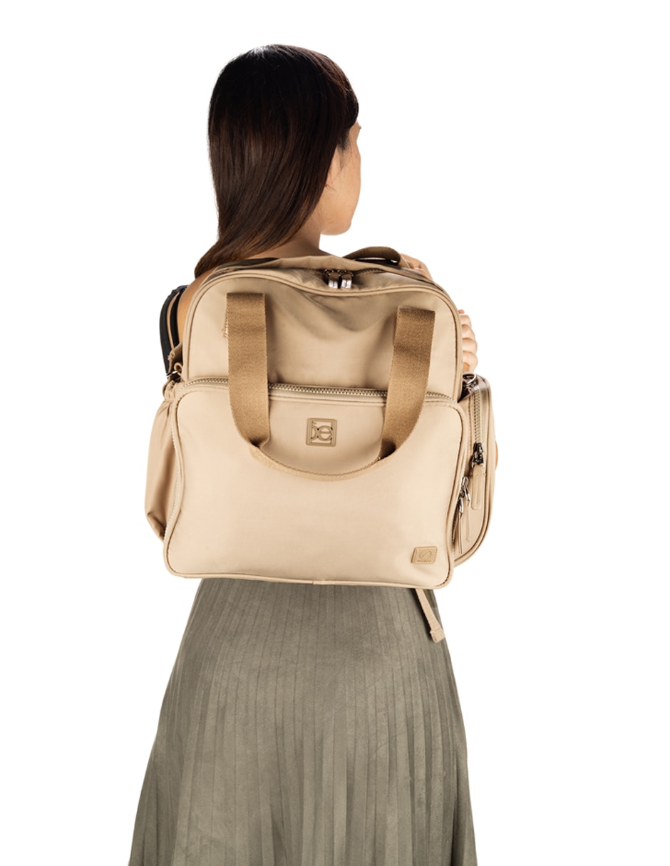 BACKPACK PAÑALERA CLOE R4BL CLO, BEIGE