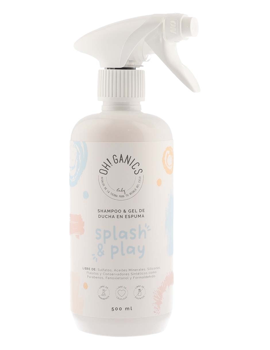 Shampoo para cabello splash and play 500 ml