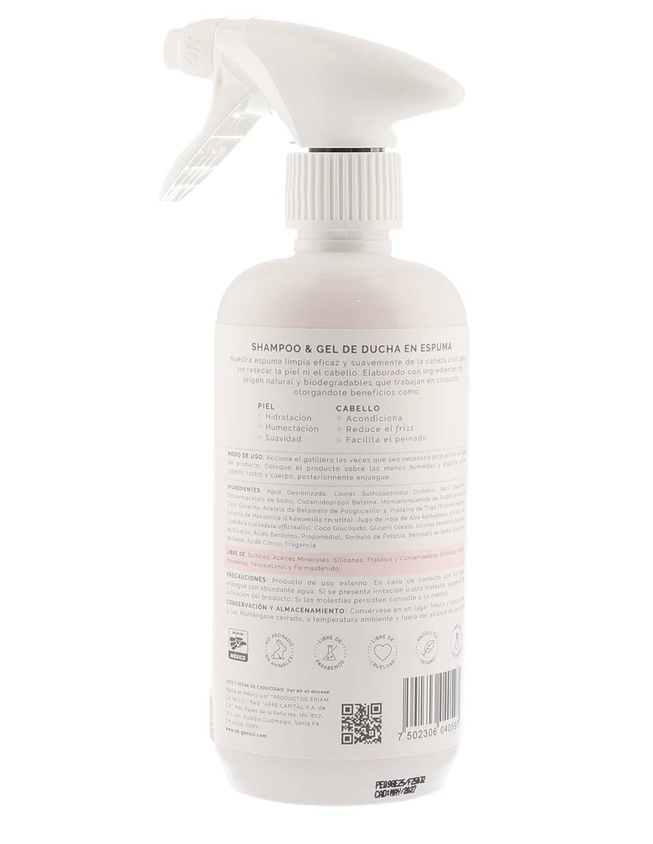 Shampoo para cabello splash and play 500 ml 2