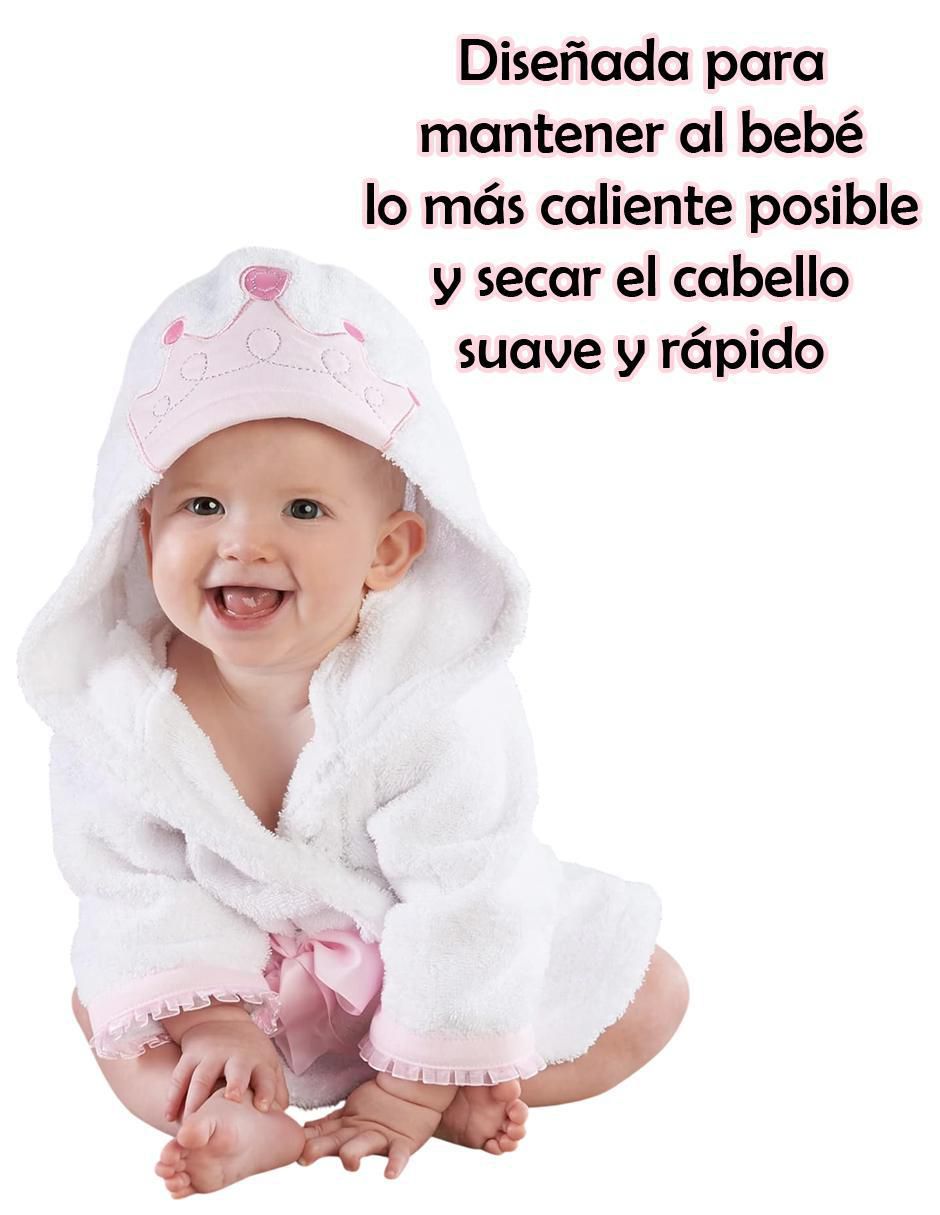 Bata de baño con gorro para niña 2