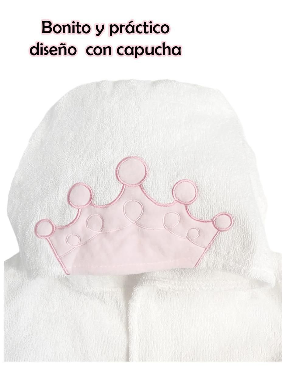 Bata de baño con gorro para niña 3