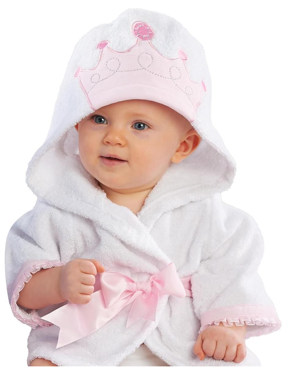 Bata de baño con gorro para niña 5