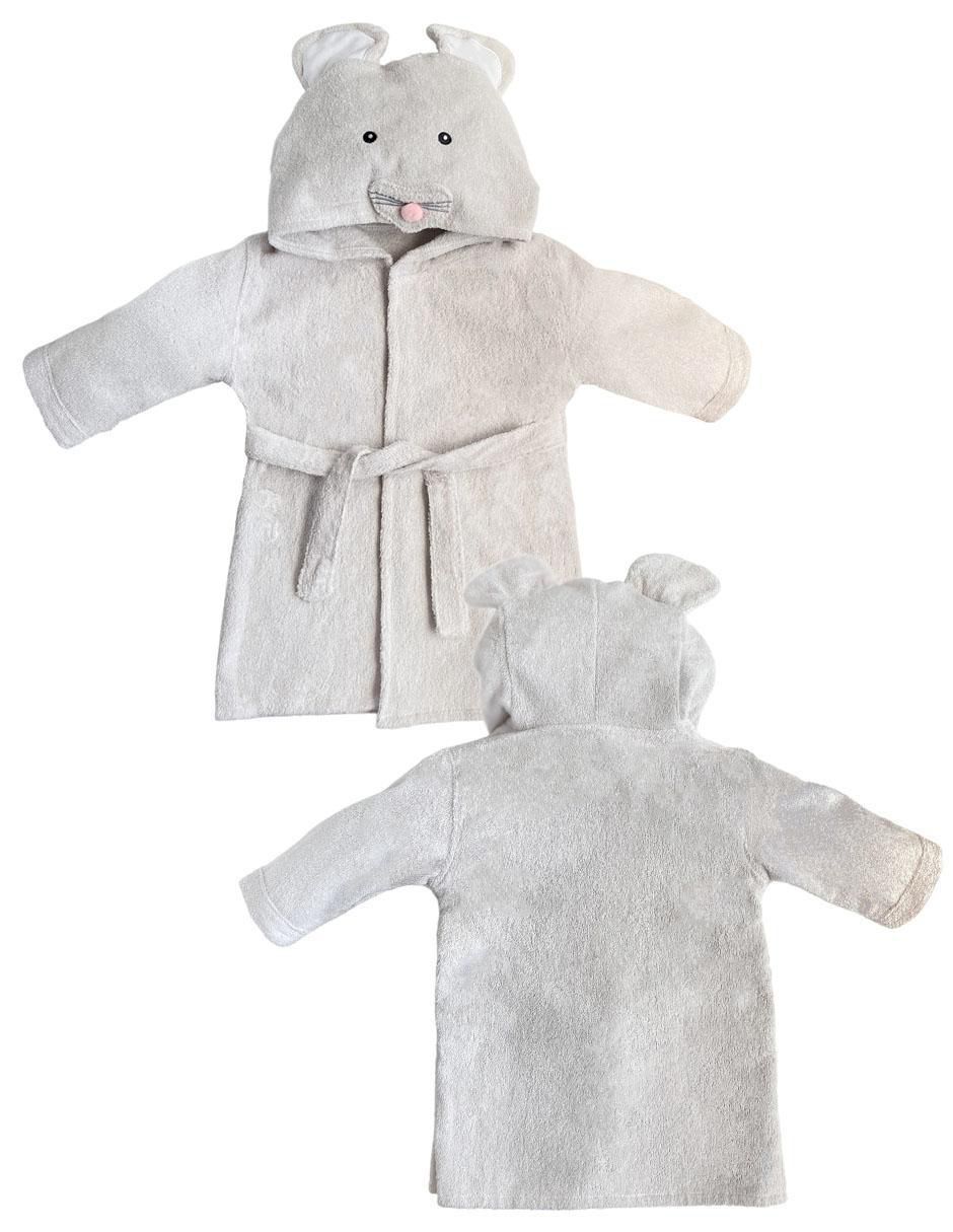 Bata de baño con gorro unisex 4