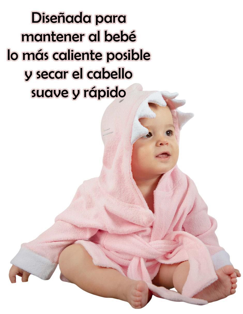 Bata de baño con gorro para niña 2