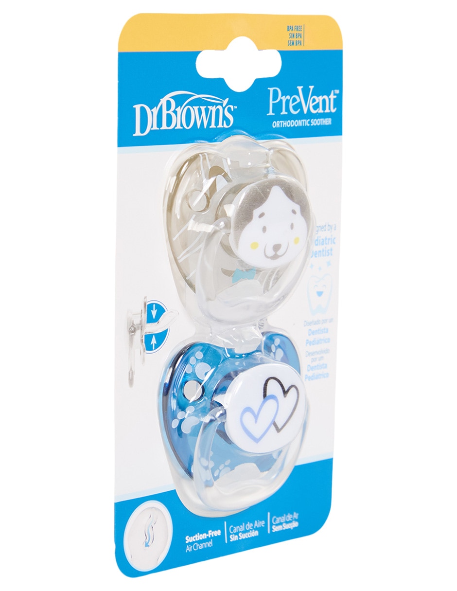JUEGO DE CHUPONES DR BROW, AZUL MARINOC