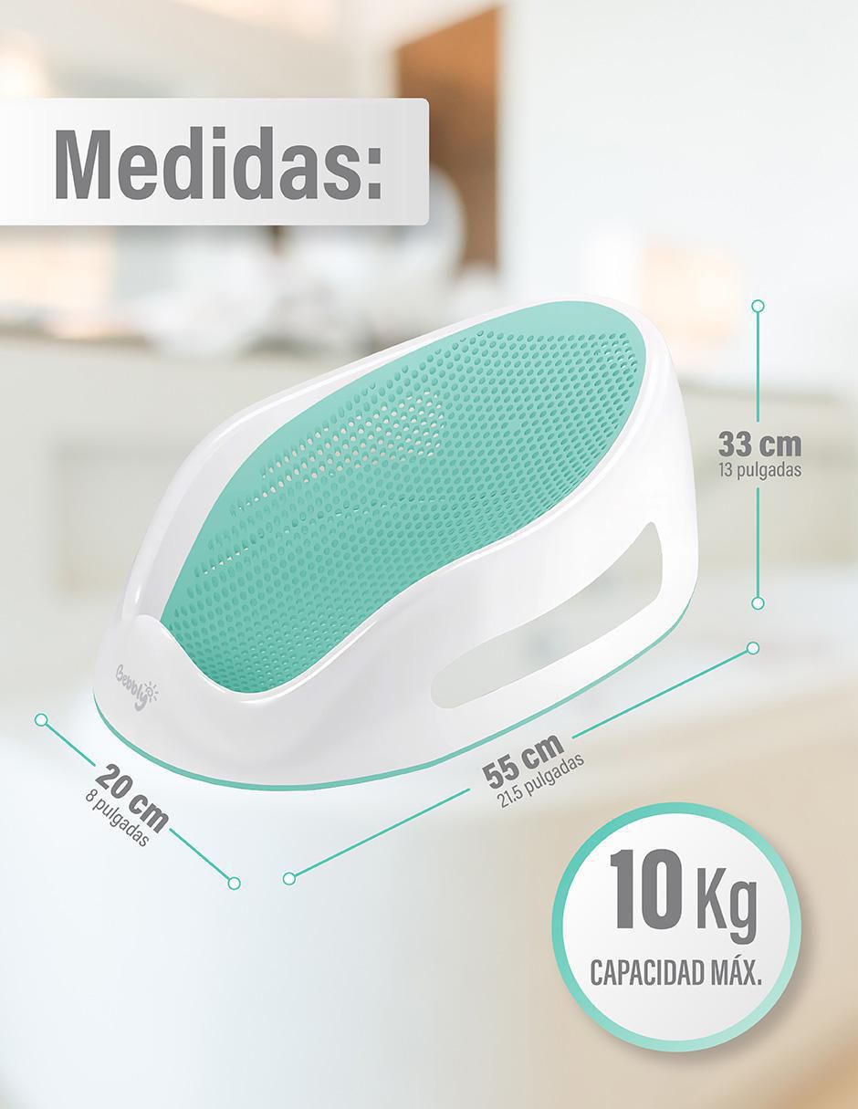 Bañera de bebé para lavabo de silicón 4