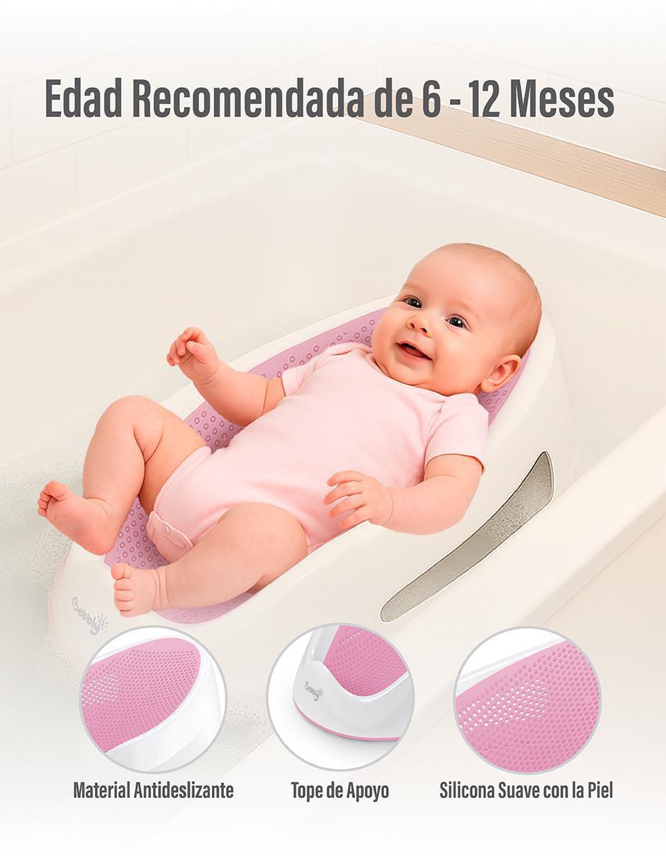 Bañera de bebé para lavabo de silicón 3