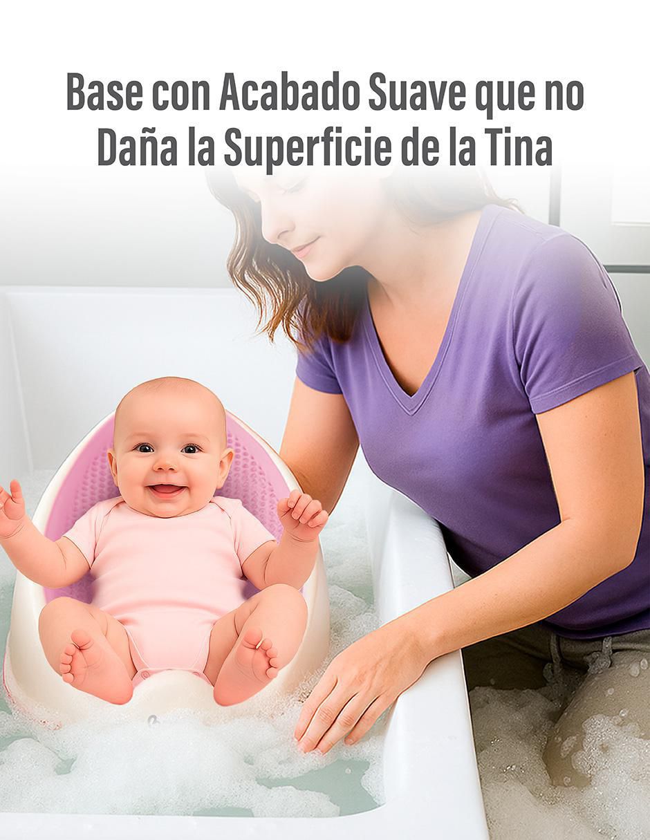 Bañera de bebé para lavabo de silicón 4