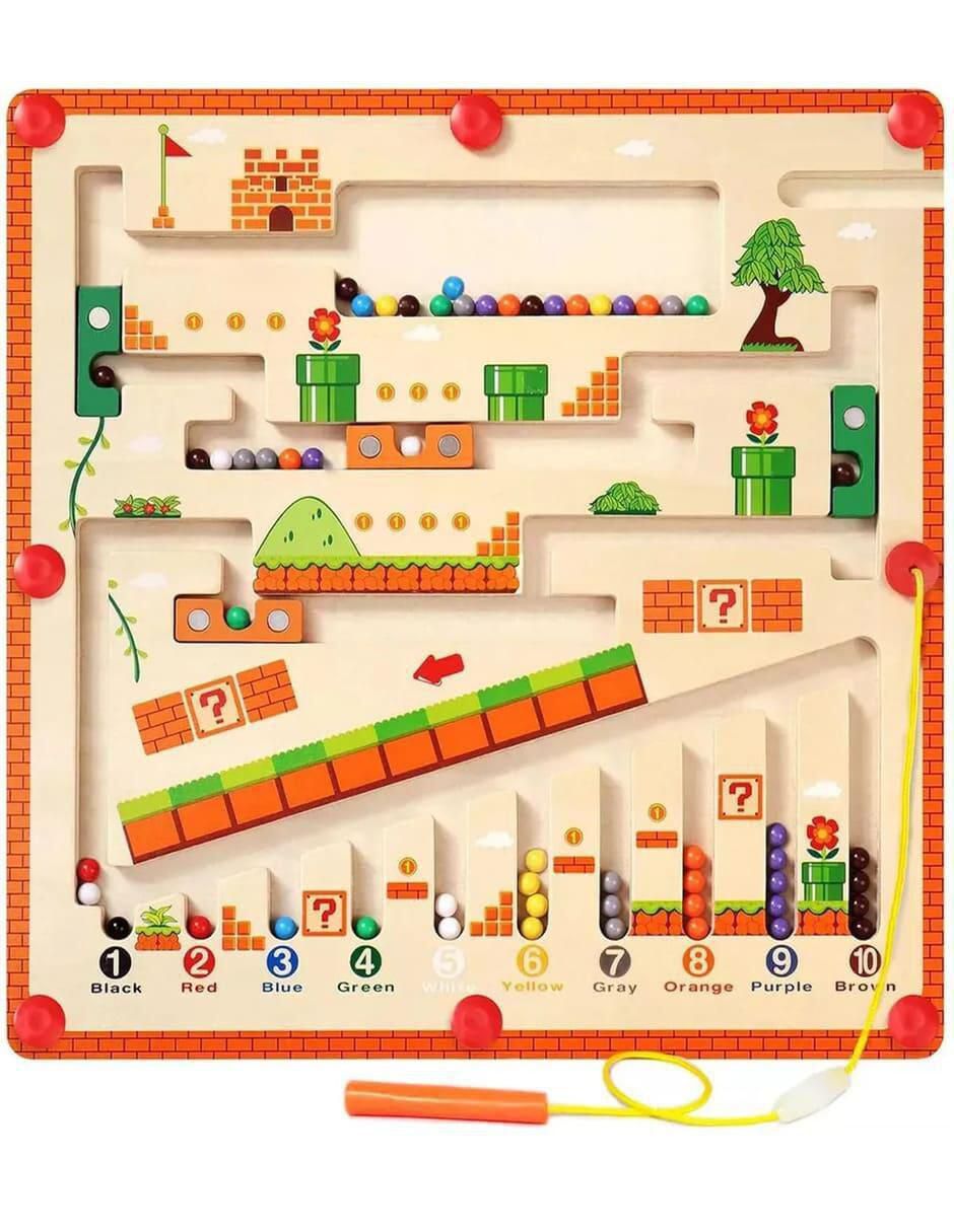 Laberinto magnetico juego estimulación temprana unisex