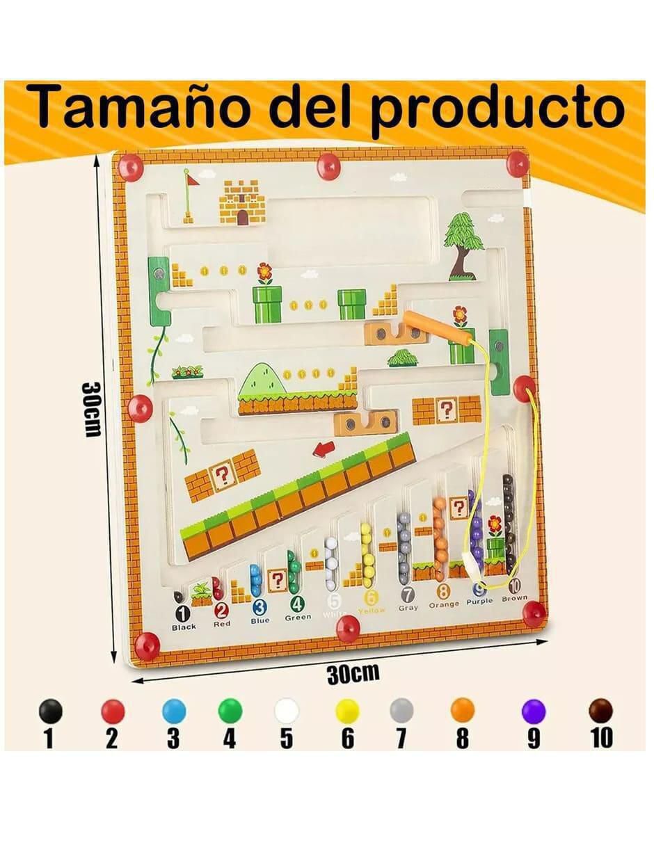 Laberinto magnetico juego estimulación temprana unisex 4