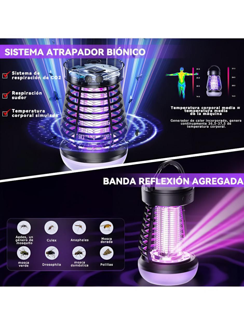 Lámpara repelente de insectos de 110 V - 120 V 3